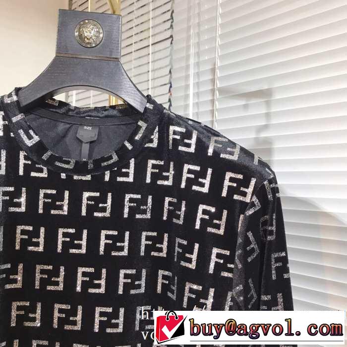 2019-2020秋冬のファッション 今年の秋冬のトレンド激安セール フェンディ FENDI 長袖Tシャツ