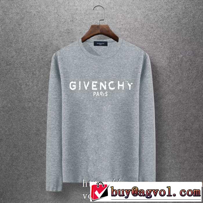 2019-2020秋冬のファッション 人気ファッション雑誌でも掲載 ジバンシー GIVENCHY 長袖Tシャツ 4色可選