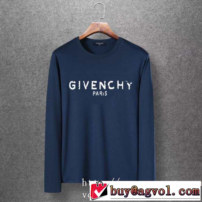 2019-2020秋冬のファッション 人気ファッション雑誌でも掲載 ジバンシー GIVENCHY 長袖Tシャツ 4色可選