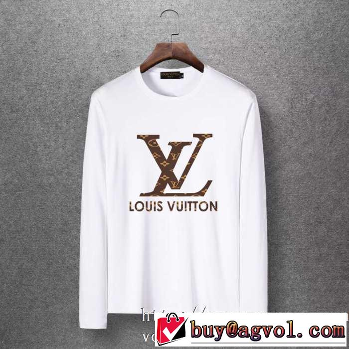 今年の秋冬のトレンド激安セール 2019秋冬最重要アイテム ルイ ヴィトン LOUIS VUITTON 長袖Tシャツ 4色可選