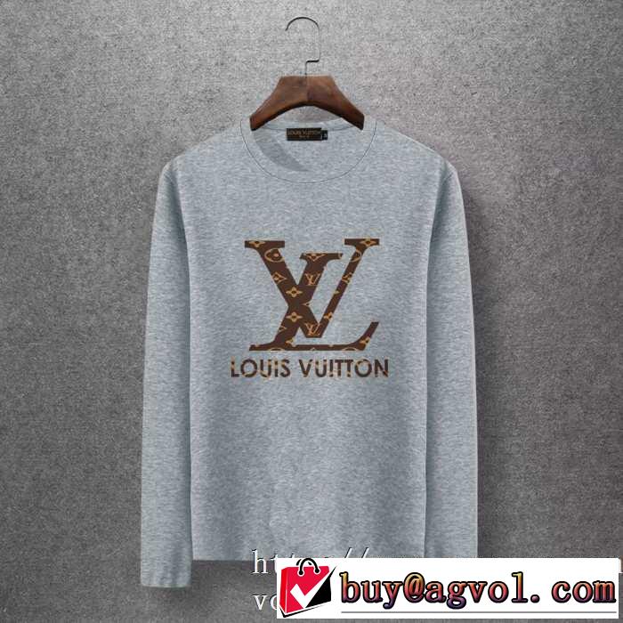 今年の秋冬のトレンド激安セール 2019秋冬最重要アイテム ルイ ヴィトン LOUIS VUITTON 長袖Tシャツ 4色可選