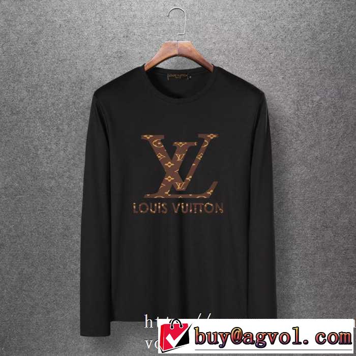 今年の秋冬のトレンド激安セール 2019秋冬最重要アイテム ルイ ヴィトン LOUIS VUITTON 長袖Tシャツ 4色可選
