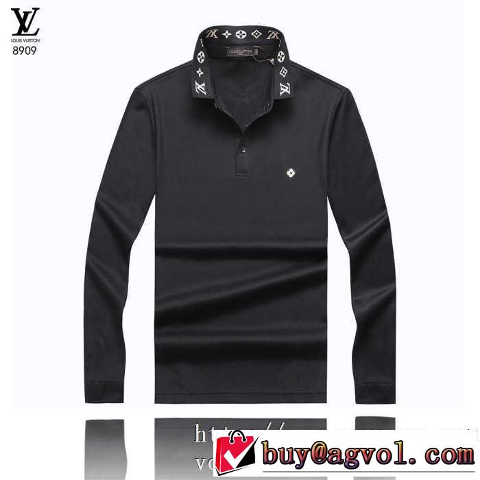 2019-2020秋冬のファッション ルイ ヴィトン LOUIS VUITTON 長袖Tシャツ 3色可選 人気の秋冬新作再登場