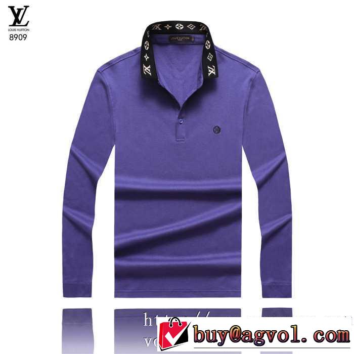 2019-2020秋冬のファッション ルイ ヴィトン LOUIS VUITTON 長袖Tシャツ 3色可選 人気の秋冬新作再登場