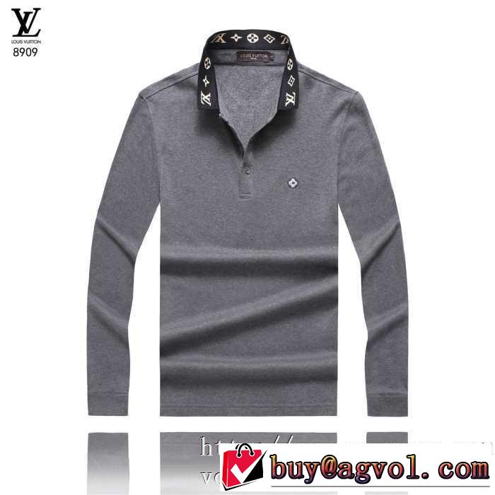 2019-2020秋冬のファッション ルイ ヴィトン LOUIS VUITTON 長袖Tシャツ 3色可選 人気の秋冬新作再登場