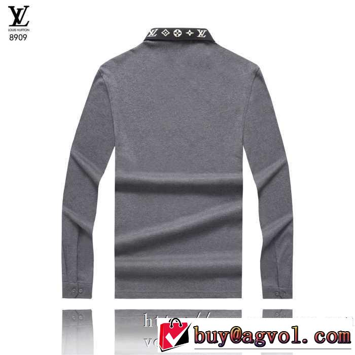 2019-2020秋冬のファッション ルイ ヴィトン LOUIS VUITTON 長袖Tシャツ 3色可選 人気の秋冬新作再登場