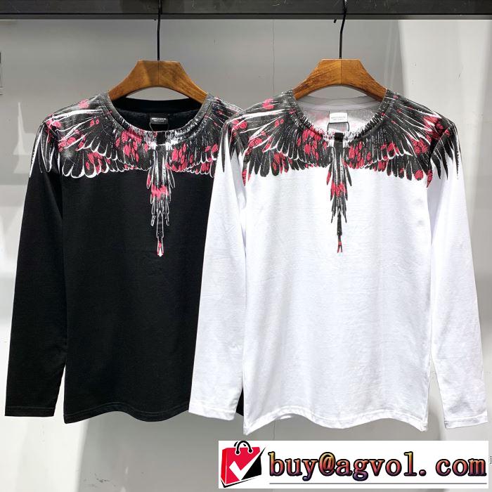 マルセロバーロン Marcelo Burlon 長袖Tシャツ 2色可選 【2019年】夏のファッション 夏先に大活躍する