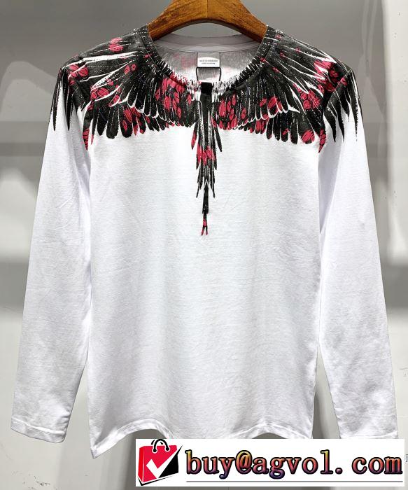 マルセロバーロン Marcelo Burlon 長袖Tシャツ 2色可選 【2019年】夏のファッション 夏先に大活躍する