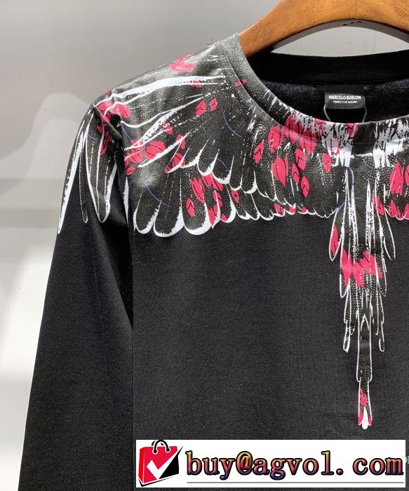 マルセロバーロン Marcelo Burlon 長袖Tシャツ 2色可選 【2019年】夏のファッション 夏先に大活躍する