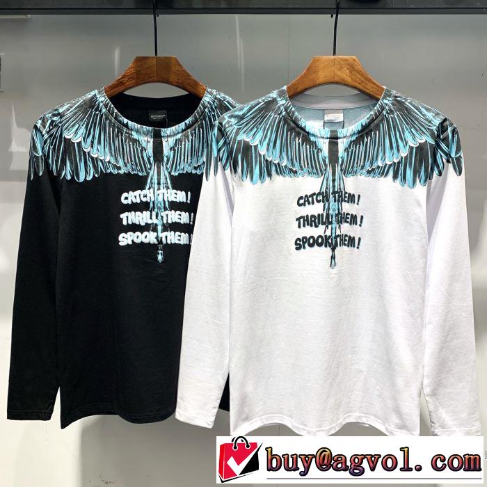 まずは定番！人気アイテム 2019年最新ファッション マルセロバーロン Marcelo Burlon 長袖Tシャツ 2色可選