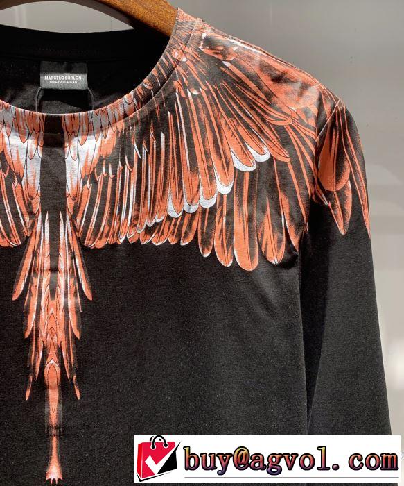 長袖Tシャツ 2色可選 マルセロバーロン Marcelo Burlon 《2019年》今、注目のストリート 暑い季節も大活躍