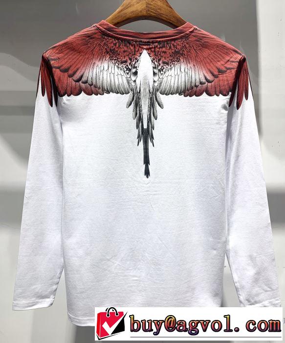 2019春夏のトレンド新商品 春夏らしい爽やかさ マルセロバーロン Marcelo Burlon 長袖Tシャツ 2色可選