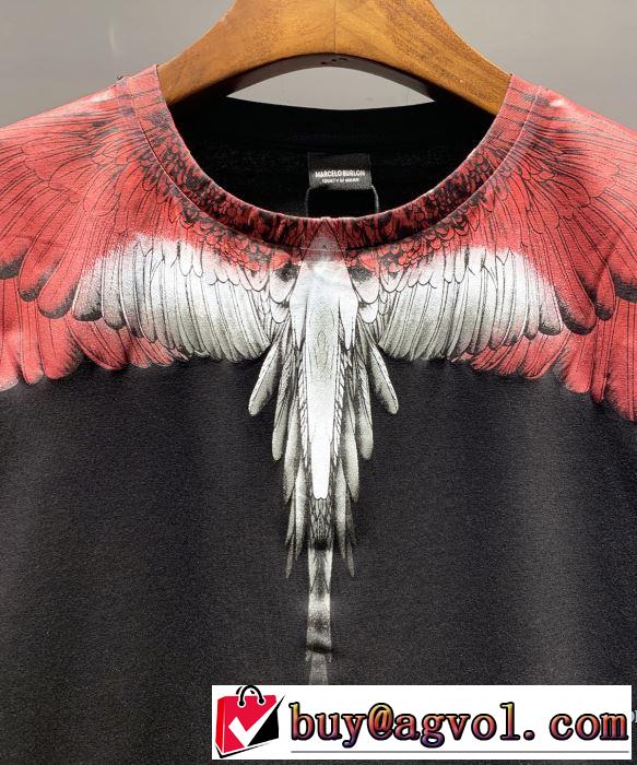 2019春夏のトレンド新商品 春夏らしい爽やかさ マルセロバーロン Marcelo Burlon 長袖Tシャツ 2色可選