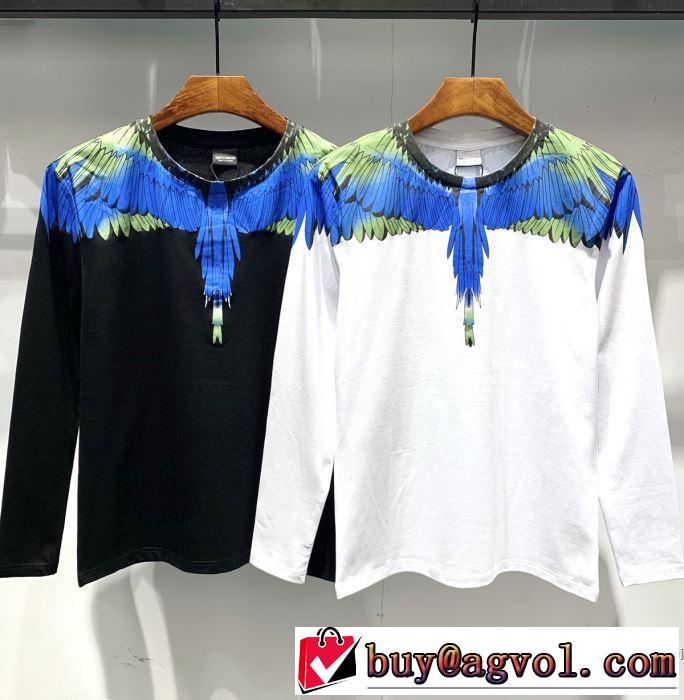 マルセロバーロン Marcelo Burlon 長袖Tシャツ 2色可選 2019夏ファション新品 今季トレンドの限定アイテム