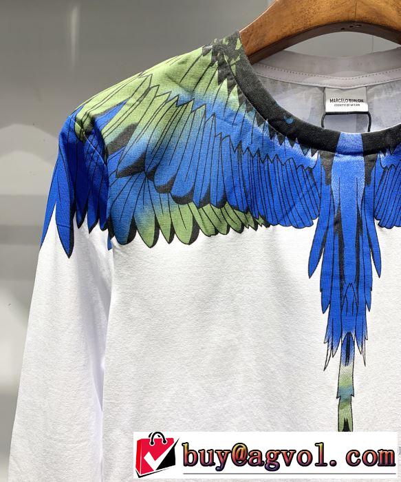 マルセロバーロン Marcelo Burlon 長袖Tシャツ 2色可選 2019夏ファション新品 今季トレンドの限定アイテム