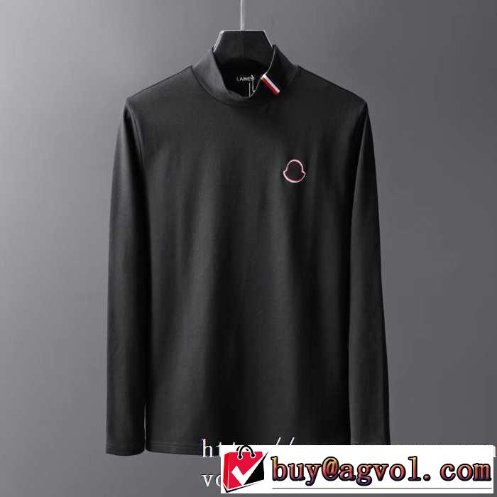 モンクレール MONCLER 長袖Tシャツ 2色可選 2019-20秋冬トレンドファッション お洒落で秋冬注目トレンド