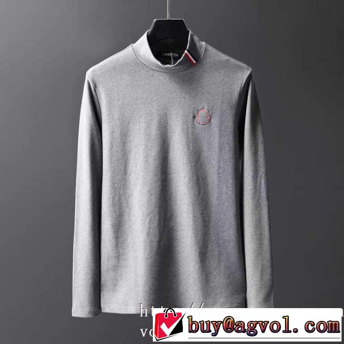 モンクレール MONCLER 長袖Tシャツ 2色可選 2019-20秋冬トレンドファッション お洒落で秋冬注目トレンド