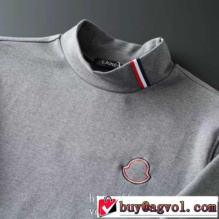 モンクレール MONCLER 長袖Tシャツ 2色可選 2019-20秋冬トレンドファッション お洒落で秋冬注目トレンド