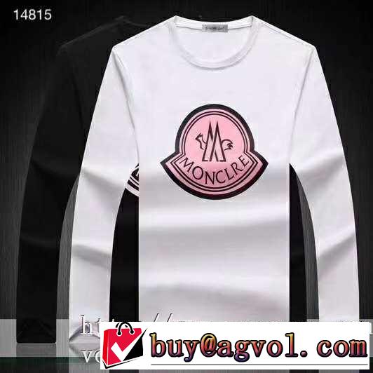 2019秋冬トレンドデザイン 秋冬ファッションコーディネート モンクレール MONCLER 長袖Tシャツ 2色可選
