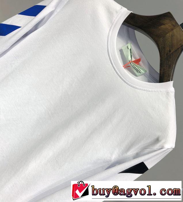 長袖Tシャツ 2色可選 2019春夏トレンドアイテム おしゃれデザインも大人気 Off-White オフホワイト