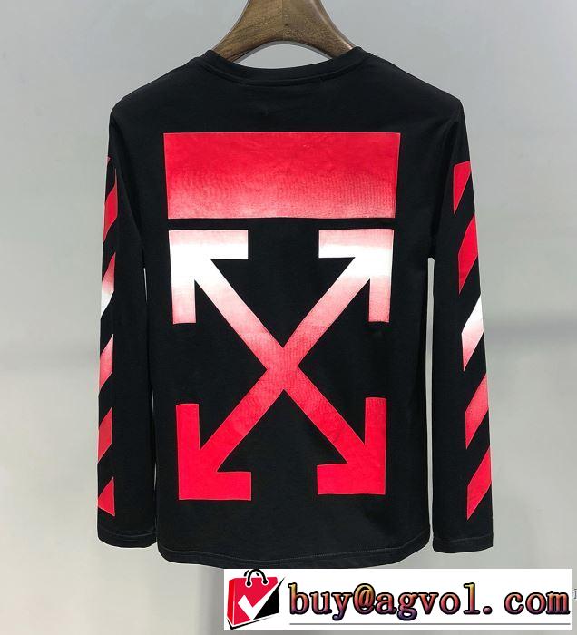Off-White オフホワイト 長袖Tシャツ 2色可選 2019春夏の大注目トレンド 春夏のトレンドアイテム