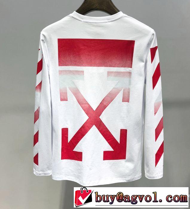 Off-White オフホワイト 長袖Tシャツ 2色可選 2019春夏の大注目トレンド 春夏のトレンドアイテム