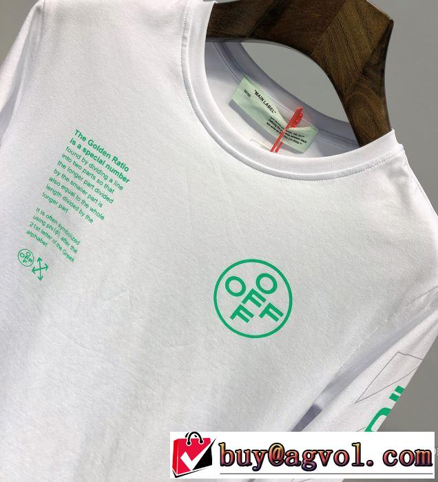 2019春夏人気トレンドアイテム Off-White オフホワイト 長袖Tシャツ 2色可選 今流行りの最新コレクション