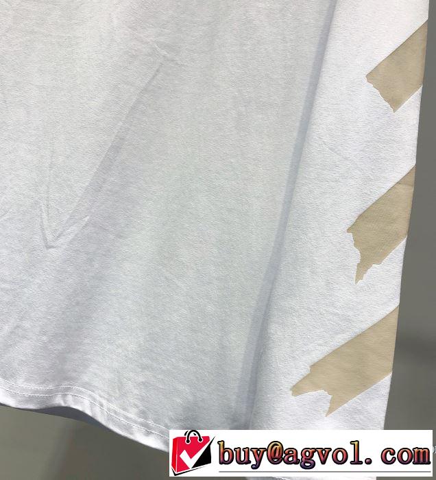 大人の可愛さを引き立て 2019年春夏流行ファッション Off-White オフホワイト 長袖Tシャツ 2色可選