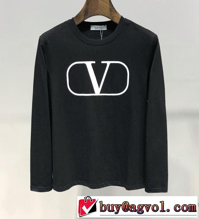 長袖Tシャツ 2色可選 ヴァレンティノ VALENTINO 今季のトレンド人気新作 2019春夏も引き続きトレンド