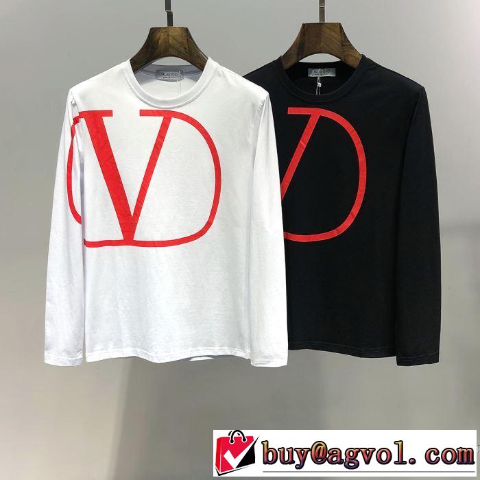 ヴァレンティノ VALENTINO 長袖Tシャツ 2色可選 【2019春夏】最新コレクション お洒落トレンド人気