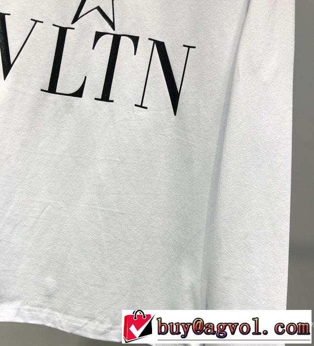 2019SSのトレンド商品 まずは定番！人気アイテム ヴァレンティノ VALENTINO 長袖Tシャツ 2色可選