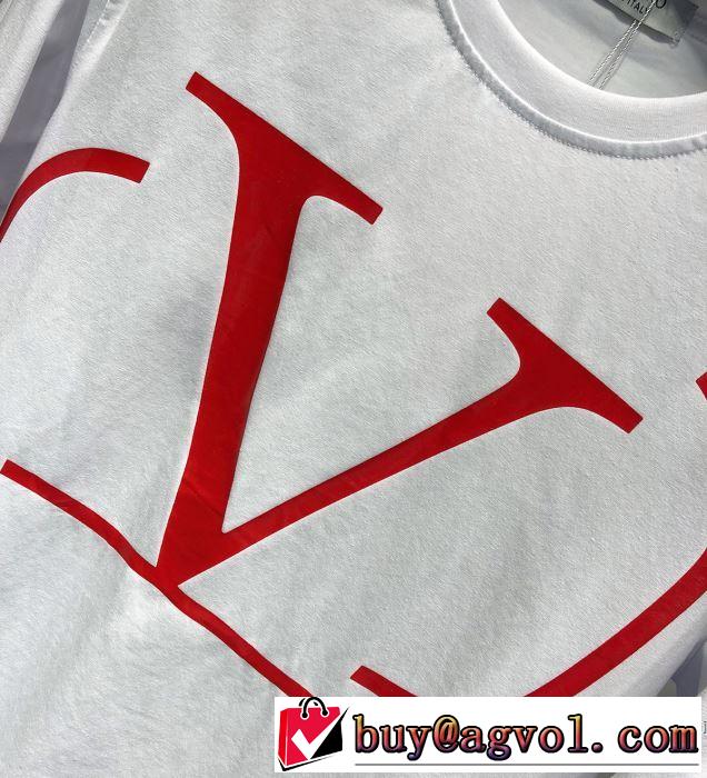 2色可選 長袖Tシャツ 《2019年》今、注目のストリート 魅力的なカラー使い ヴァレンティノ VALENTINO
