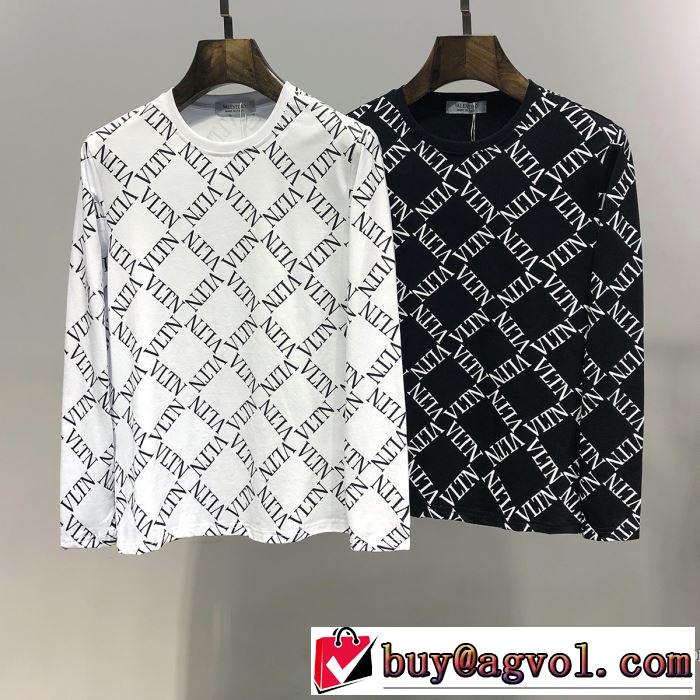 ヴァレンティノ VALENTINO 長袖Tシャツ 2色可選 2019年春夏シーズンの人気 絶妙にオシャレ人気アイテム