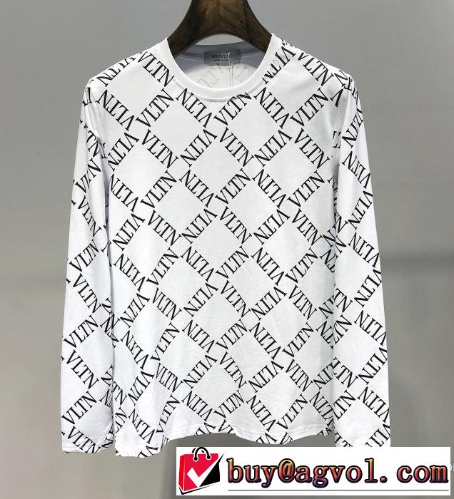 ヴァレンティノ VALENTINO 長袖Tシャツ 2色可選 2019年春夏シーズンの人気 絶妙にオシャレ人気アイテム