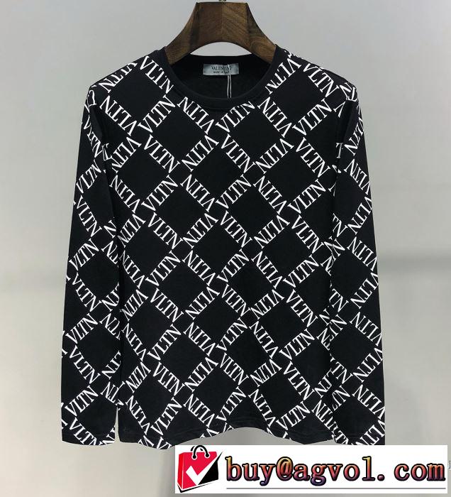 ヴァレンティノ VALENTINO 長袖Tシャツ 2色可選 2019年春夏シーズンの人気 絶妙にオシャレ人気アイテム