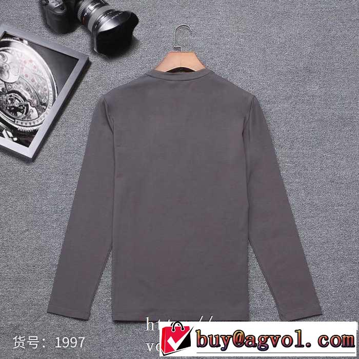 長袖Tシャツ 3色可選 2019-2020秋冬のファッション 人気ファッション雑誌でも掲載 ヴァレンティノ VALENTINO