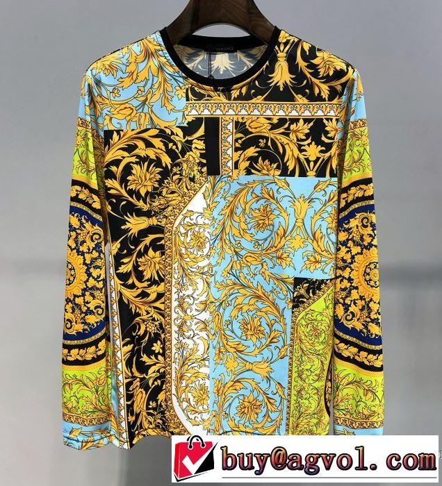 2019春夏も引き続きトレンド ヴェルサーチ VERSACE 長袖Tシャツ まずは定番！人気アイテム