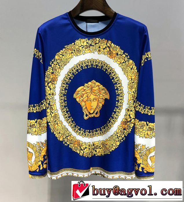 ヴェルサーチ VERSACE 長袖Tシャツ 《2019年》今、注目のストリート ブランドの話題の新作も！