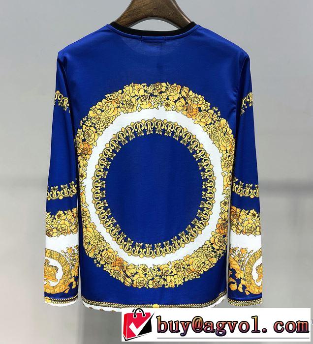 ヴェルサーチ VERSACE 長袖Tシャツ 《2019年》今、注目のストリート ブランドの話題の新作も！