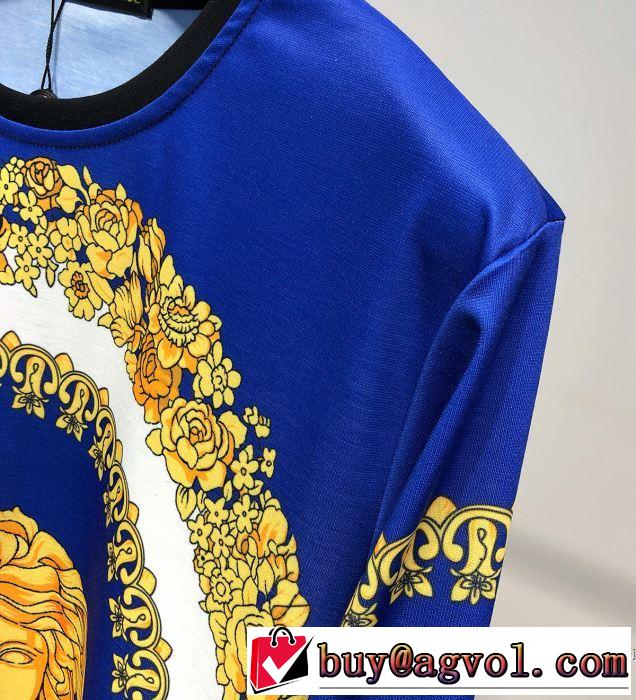ヴェルサーチ VERSACE 長袖Tシャツ 《2019年》今、注目のストリート ブランドの話題の新作も！
