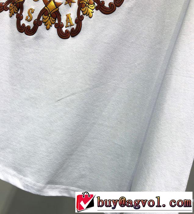 【2019年】夏のファッション 春夏のトレンドアイテム ヴェルサーチ VERSACE 長袖Tシャツ 2色可選