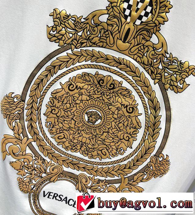 オススメしたい最新注目ファション ヴェルサーチ VERSACE 長袖Tシャツ 2色可選 2019年最新ファッション