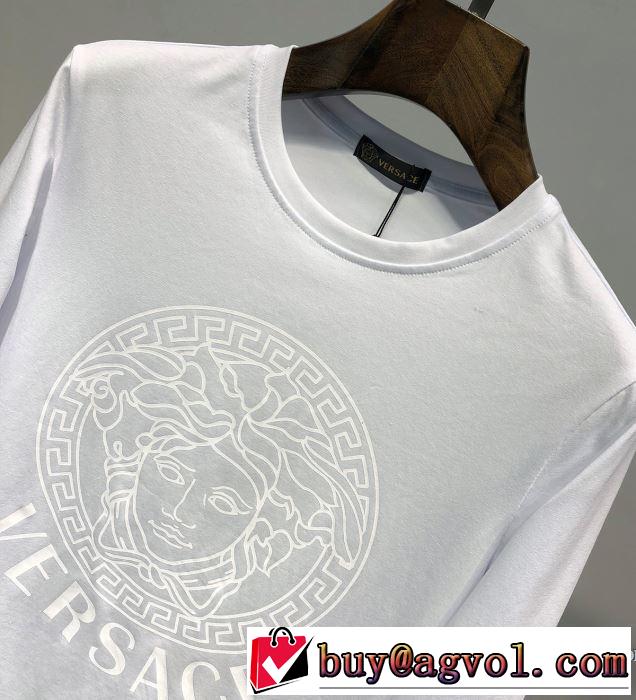 ヴェルサーチ VERSACE 長袖Tシャツ 2色可選 【2019春夏】最新コレクション お洒落トレンド人気