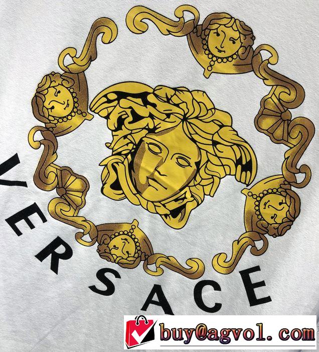 ヴェルサーチ VERSACE 長袖Tシャツ 2色可選 春夏シンプルファッションでOK！2019春夏は人気定番