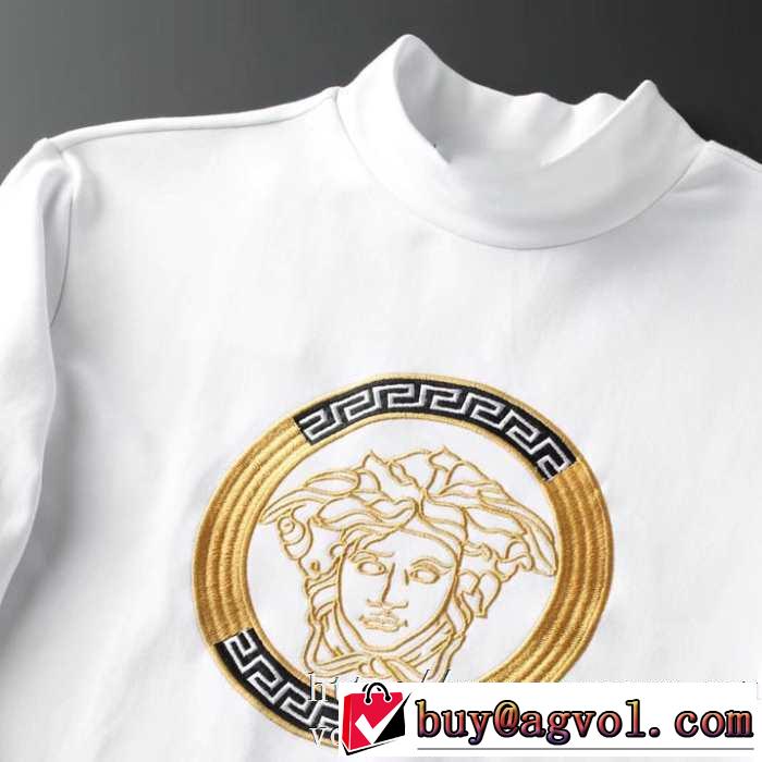 ヴェルサーチ VERSACE 長袖Tシャツ 2色可選 トレンド入り確実最新コレクション 2020秋冬流行ファション