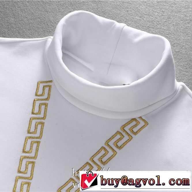 2色可選 長袖Tシャツ ヴェルサーチ VERSACE 2019秋のファッショントレンドはこれ 今季トレンド新作はこれ