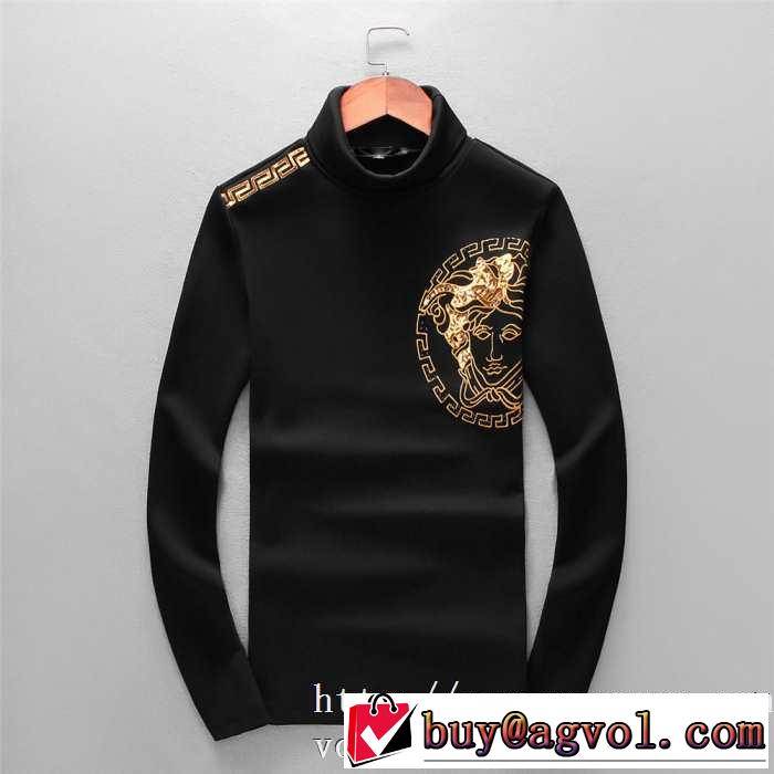 ヴェルサーチ VERSACE 長袖Tシャツ 絶対おさえるべきカラーと最新 2019秋冬トレンドアイテム