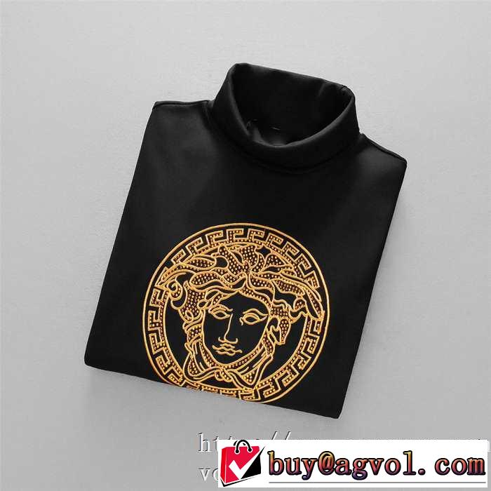 ヴェルサーチ VERSACE 長袖Tシャツ 【2019秋冬】今きてる最先端ブランド 今年注目な新品セール