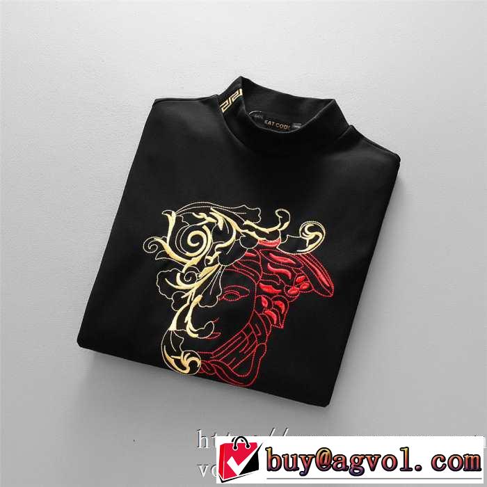 人気ブランドの新作秋冬トレンド  2019年秋冬に欠かせない ヴェルサーチ VERSACE 長袖Tシャツ