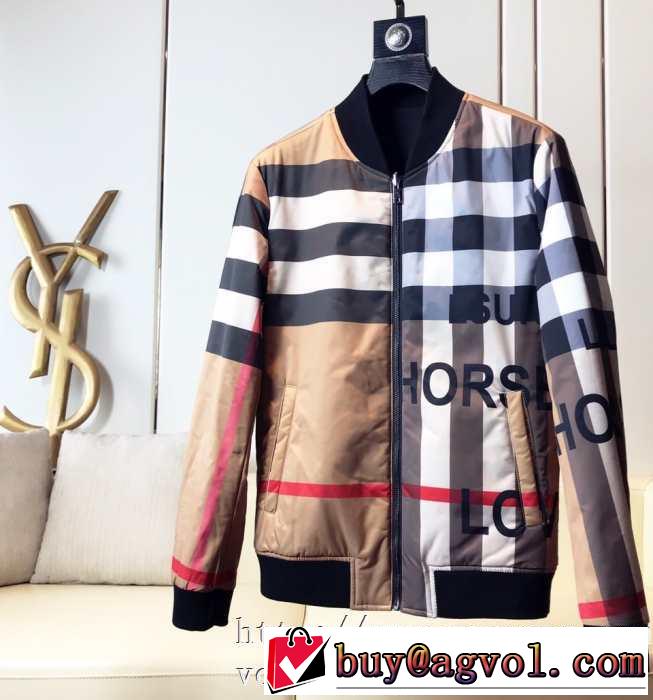 BURBERRY おしゃれさんはいち早く取り ダウンジャケット メンズ 2019秋、イチオシ上品 バーバリー  今シーズン注目のアイテム2色可選